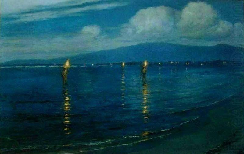 The Torchlight Fishermen, Lionel Walden